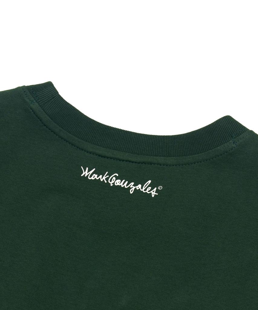 Mark Gonzales Signed Logo Short Sleeve T-Shirt - D/Green