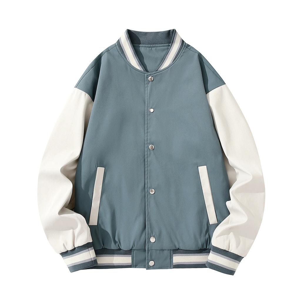 Men Varsity Jackets Baseball Coat Stand Collar Long Sleeve Jackets Man Casual Outerwear Plus Size 8Xl 9Xl 10Xl