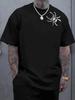 Unisexs TShirt 100 Cotton Spider Print Soft Breathable Casual Comfortable Sporty Style