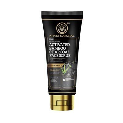Scrub viso con carbone attivo di bambù (100 grammi), Scrub viso al carbone attivo di bambù,