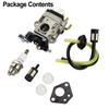 Carburetor Kit For 43cc 52cc 49cc Brushcutter Strimmer Cutter Chainsaw Carb