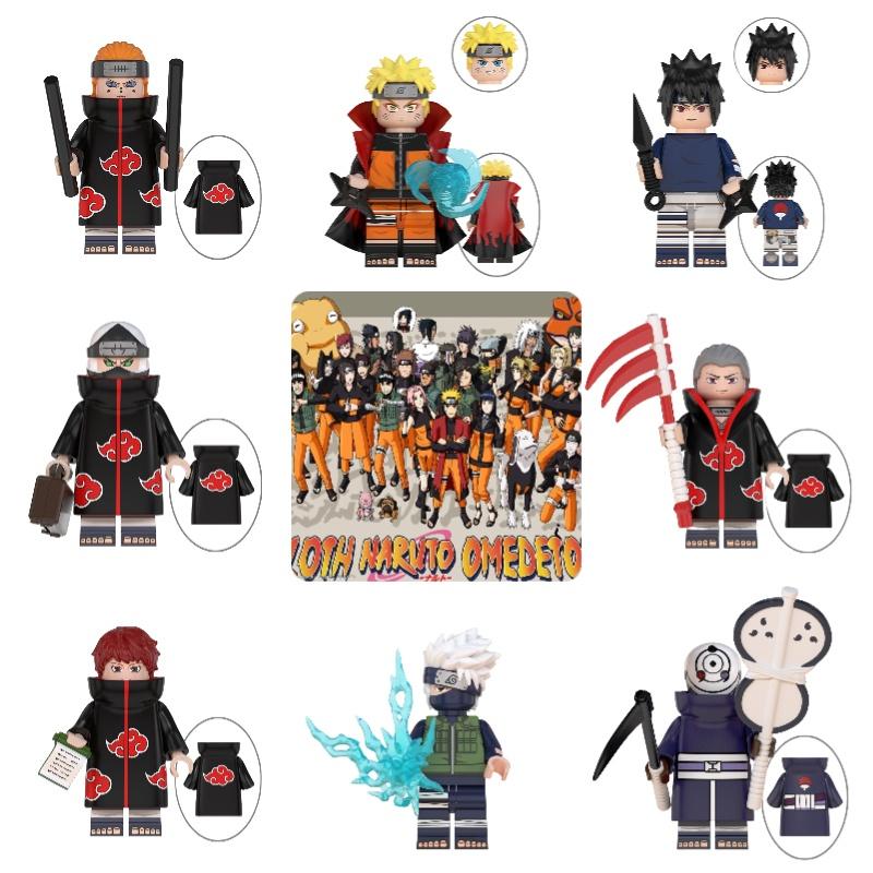 Wm6105 Naruto Series Uchiha Itachi Mini Figure Model Assembly Building Toy