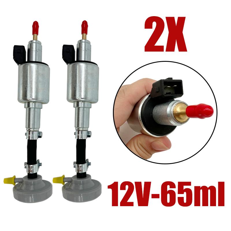 2X 12V/24V Car Air Diesel Parking Heater Truck Oil Fuel Pump Pulse Meter Pump For Webasto Eberspacher 2KW 5KW 8KW W/ Damper