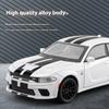 1/32 Alloy Die-cast Dodge War Horse Car Model with Sound and Lights, Tire Shock Absorption, Children's Toy Car, Boys' Birthday Gift