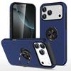 Magnetischer Ringhalter Handyhülle für iPhone 17 Air 16E 16 15 14 13 Mini Pro Max Plus mit Ständer Kunststoff Hart Stoßfeste Hülle