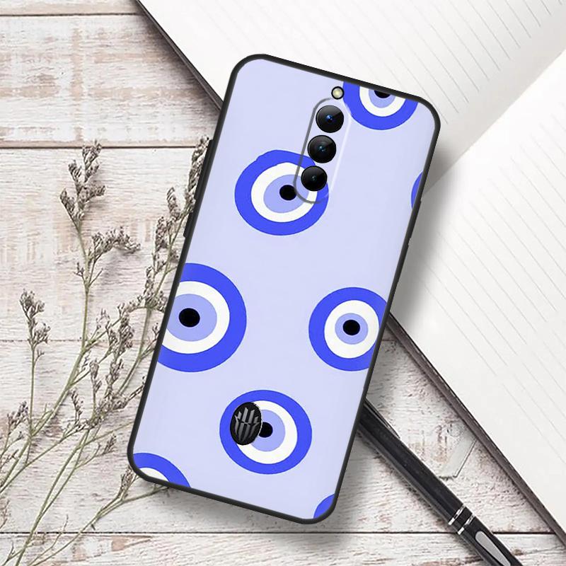 Lucky Eye Blue Evil Eye Print Case For ZTE Nubia Red Magic 11 10S 9S 8S 8 9 10 Pro Plus 7 6S 7S Pro RedMagic 10 Air Cover