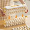 Kitchen Household Food Level Dumpling Box Refrigerator Frozen Fresh Dumpling Storage Box Side Door Dumpling Wonton Organization