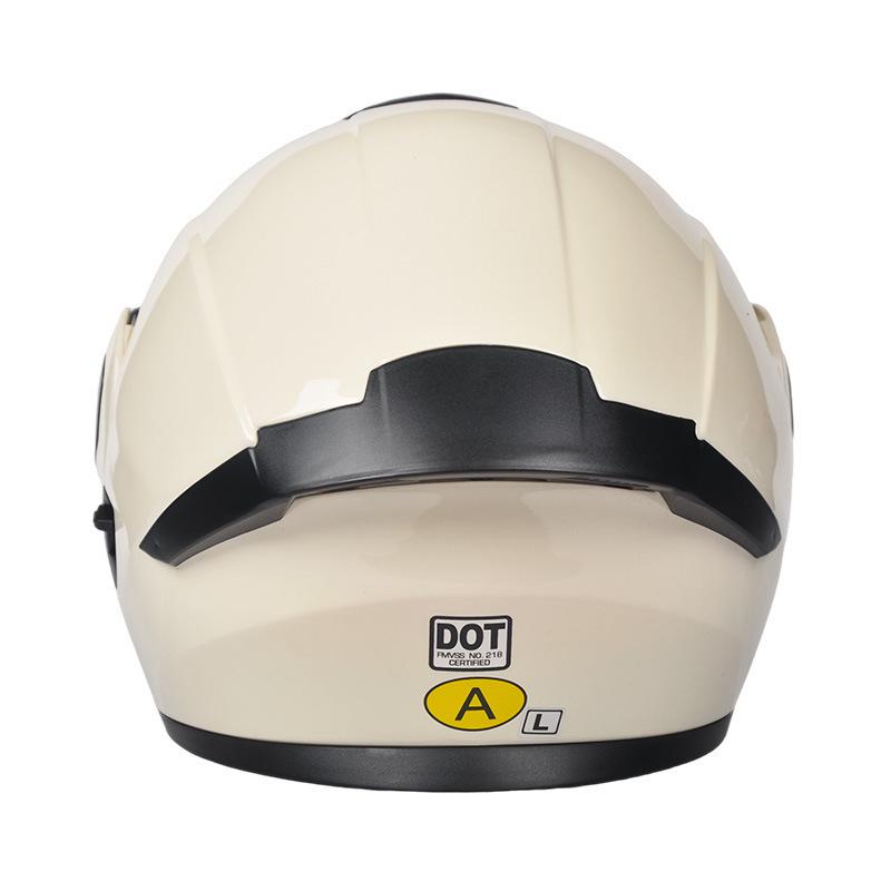 AD Full-Face Flip-Up Motorcycle Helmet, 3C/DOT Certified, All-Season Safety for Men & Women.