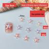 Ocean Style Seashell Nail Art Kit: 3D Shell, Starfish, Resin Ornaments with 12-Grid Box