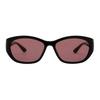 Gucci Original Design Irregular Sunglasses Women's Black