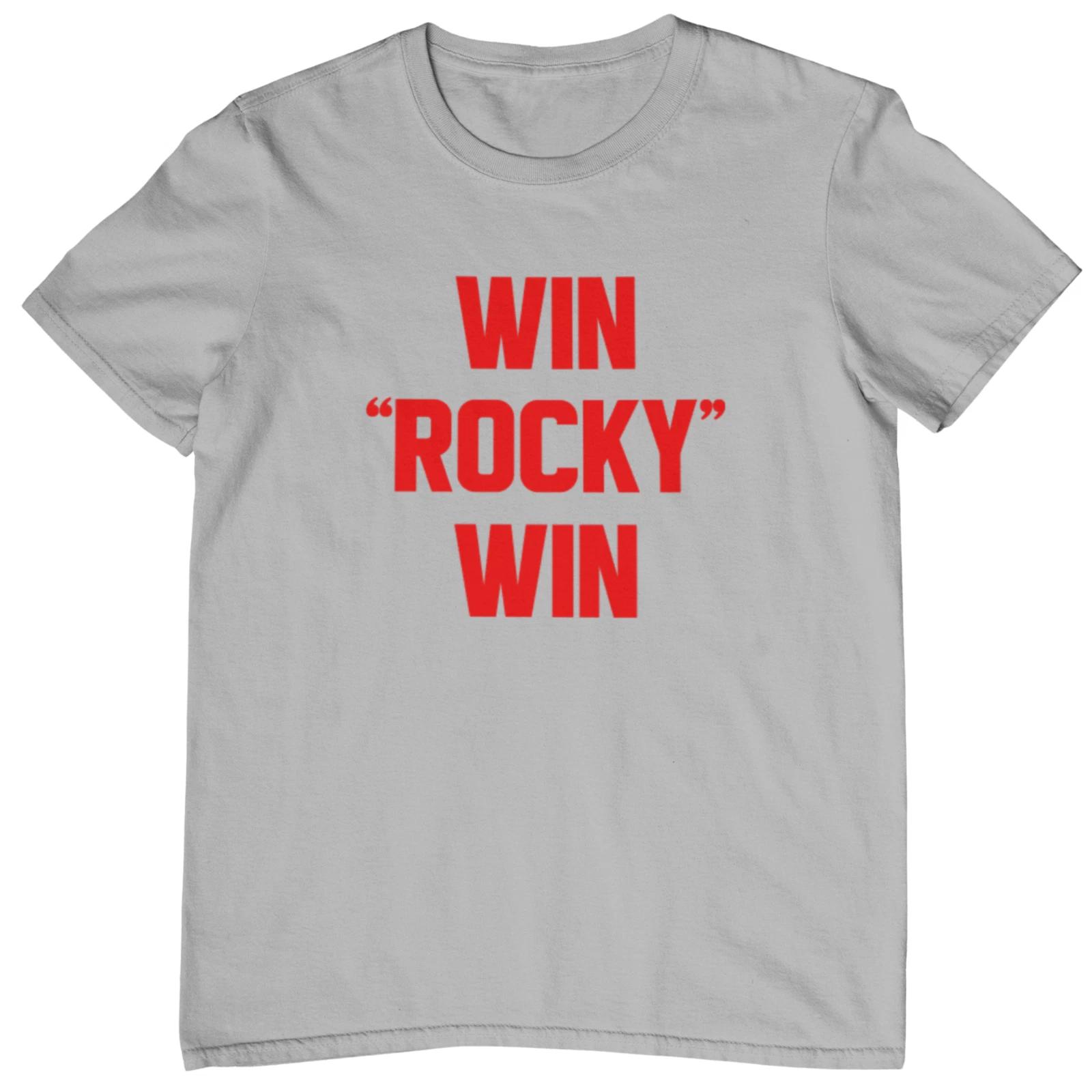 Win Rocky Win T-Shirt - cult film Sylvester Stallone Boxing movie as worn by 4XL