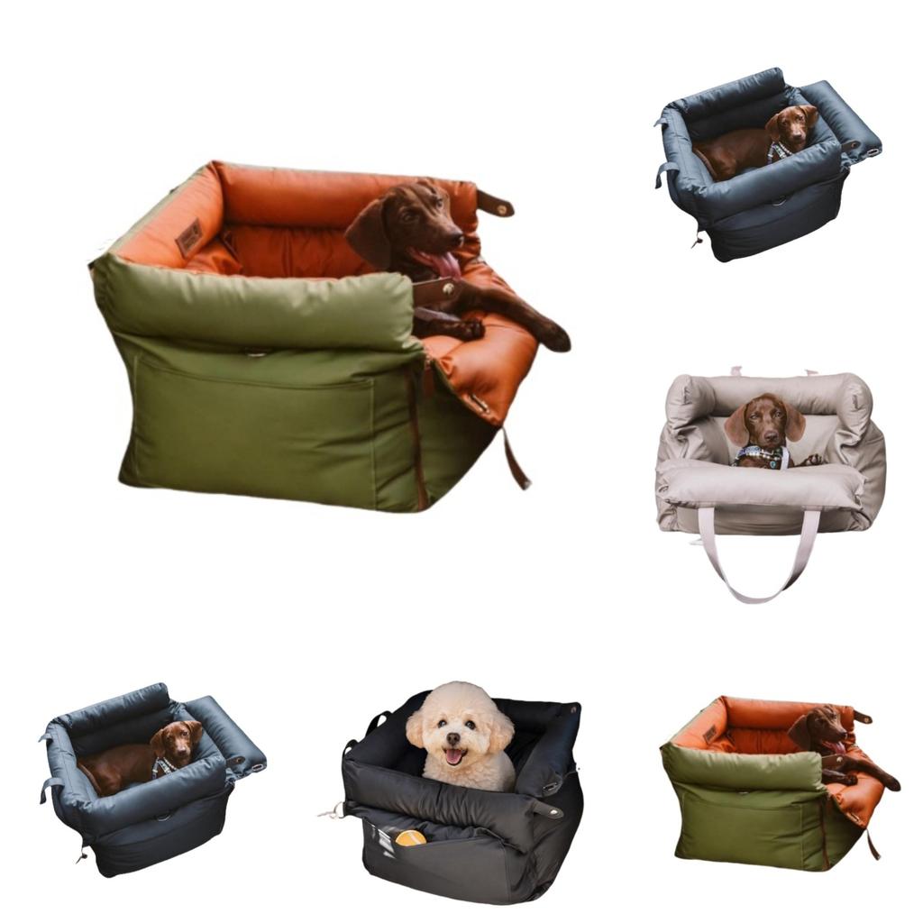 Portable Pet Car Bed - & Washable Travel Dog , Non-Slip for Car Seats, Outdoor Use