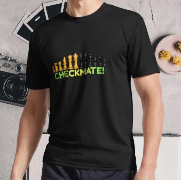 

New Shirt Checkmate Tees Active Logo T-Shirt Funny Size S - 5XL 2XL