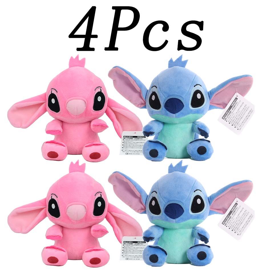 New 12Cm 20Cm 25Cm Stitch Stuffed Plush Models Cartoon Stuffed Plush Dolls Anime Plush Baby Toys Kawaii Kids Birthday Gift