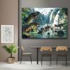 Jurassic Dinosaur Park theme photo background - Perfect for birthday parties, showers and Easter celebrations, durable polyester