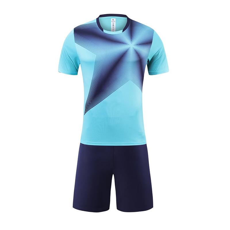 A generation light board jersey, game jersey set, printed football jersey set, adult children's football training jersey