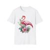 Tropical Flamingo T-Shirt, Summer Tee, Vacation Shirt, Gift for Her, Beachwear