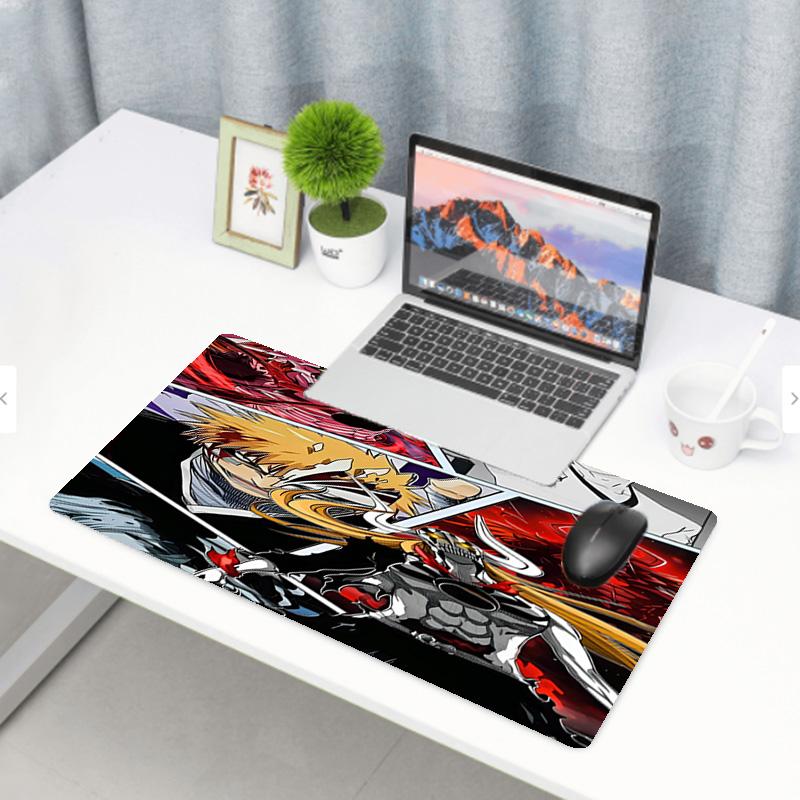 BLEACH Print Mouse Pad, Anti‑Slip Desktop keyboard Mat, for PC Laptop Gaming Working Daily Use, Cool Festival Surprise Gift