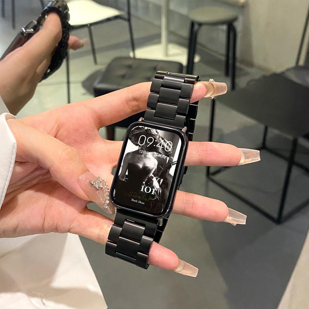 Stainless Steel Strap for Samsung Galaxy Fit 3 Metal Strap For Galaxy Fit 3 SM-R390 Correa