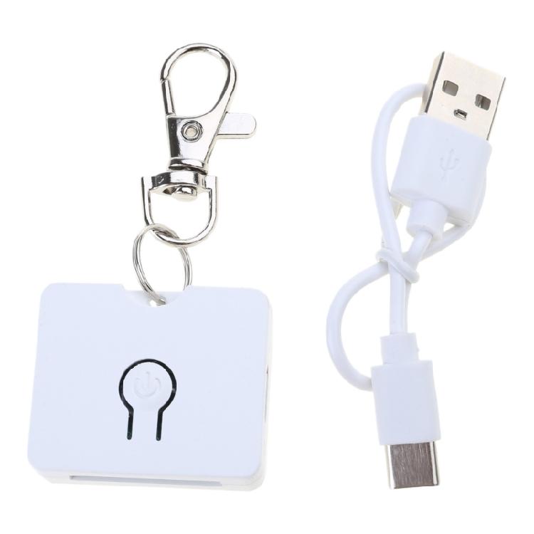 LED Light Acrylic Keychain Lightweight And Sturdy Pendant Accessory For DIY Projects And Individualized Jewelry
