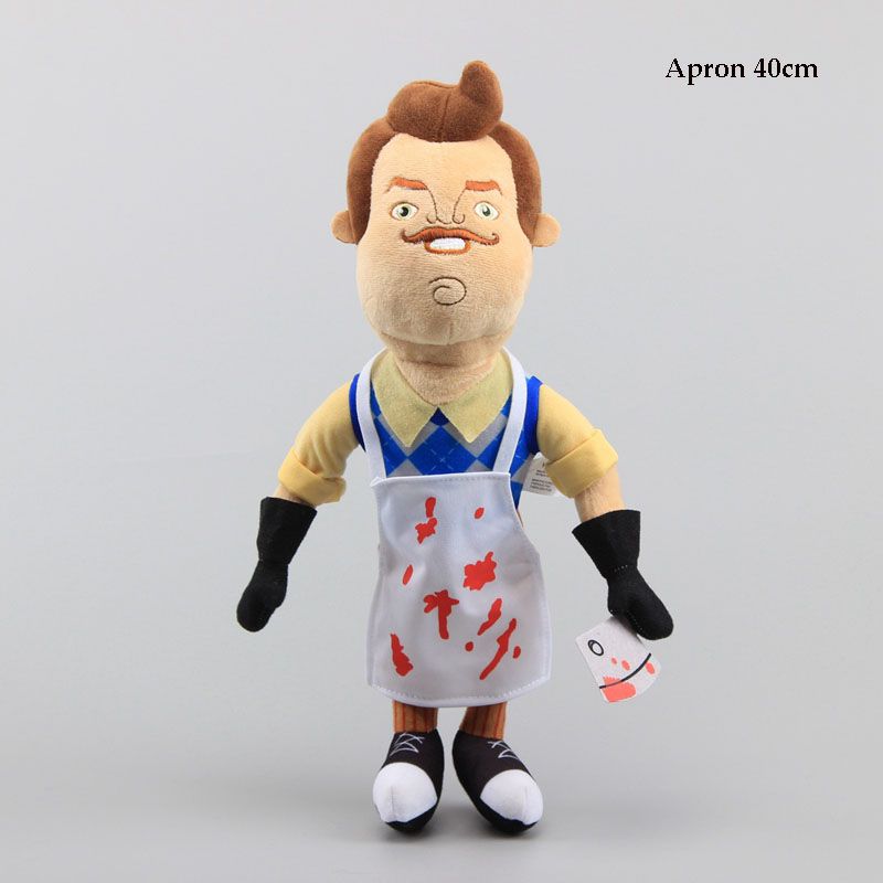Neighbor Hello 5 Flashlight Butcher Neighbor Plush Figure Toy Doll Stuffed