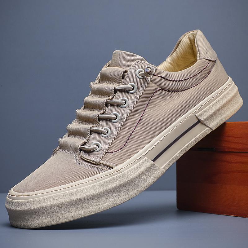 Fashion New Men's Shoes Fashion Breathable Flat for Man Outdoor Sneakers Korean Version Trend Board Lace-Up Mens tenis Shoe SS24823