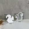 1 Pcs 3D DIY Cute Squirrel Silicone Candle Mold Animal Squirrel Soy Wax Silicone Mould Animals Gypsum Resin Mould Home Decor