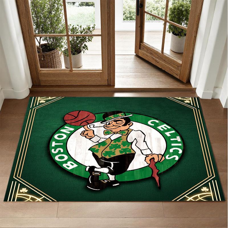 Celtic FC Design Crystal Velvet Rug Soft Decorative Mat for Bedroom Entrance