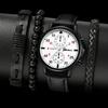Men's Watch High-end Hong Kong Style Fashion Watch Fashion Versatile Quartz Watch High-end Watch Men's Watch Set