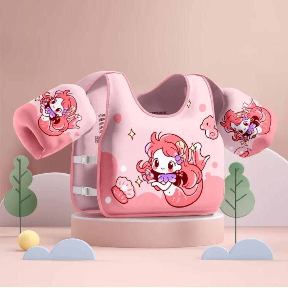 Justerbare babysvømmejakker Anti-velt Oppblåsningsfri svømmevest Sommer