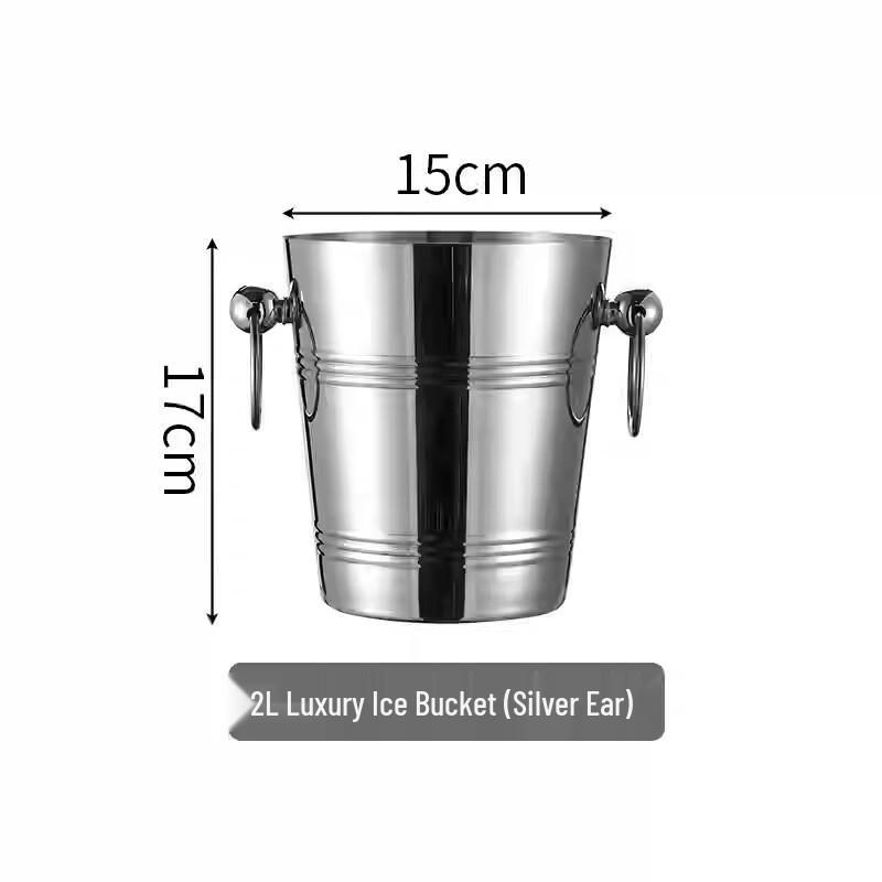 

Stainless Steel Wine & Champagne Ice Bucket