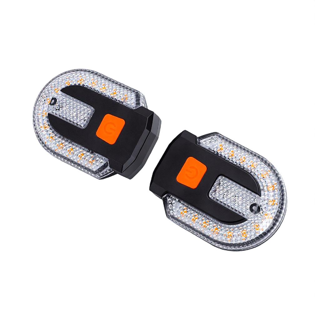 Bike Turn Signal USB Rechargeable Water Proof Remote Control Bike Tail Light with 5 Light Modes for Night Riding