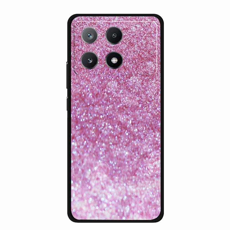 Marble Pattern Phone Case for Poco X6 Pro Clear Edge Cover Funda for Xiaomi Poco X 6 Pro Soft Transparent Coque Color Back Shell