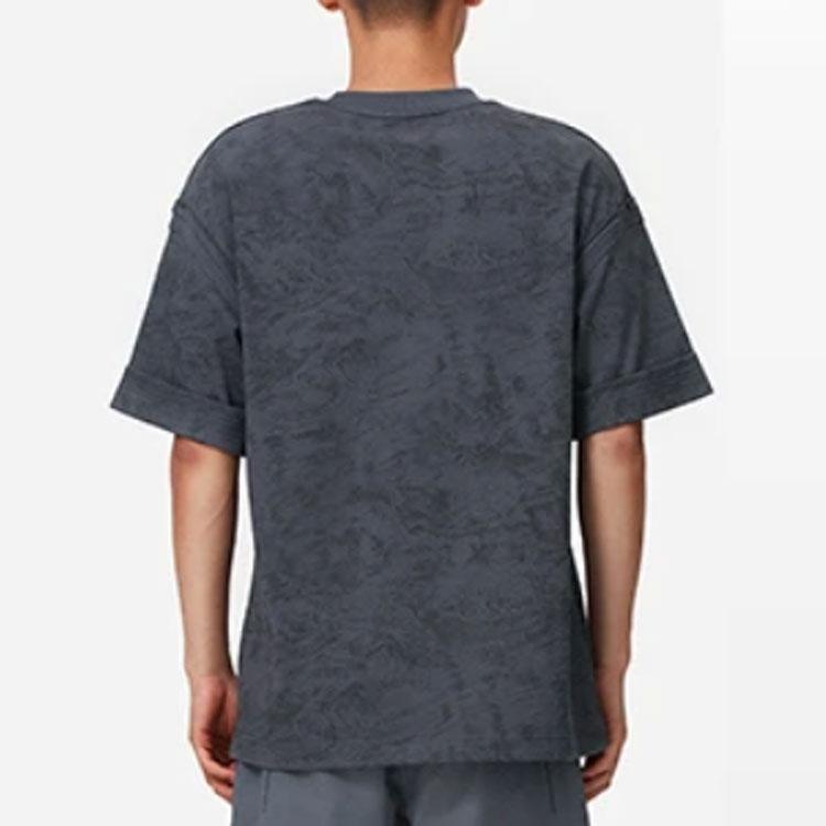 Li-Ning X Jackie Chan Co-Branded Sports Lifestyle Loose Short Sleeve T-Shirt Men Tops Thunderstorm-Grey AHSS209-3