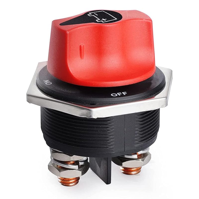 Battery Disconnect Switch 12-48 V Battery Master Cut Shut Off Isolator Switch Max. 32V DC 100A Cont 150A INT ON-Off Power Battery Switches for Car