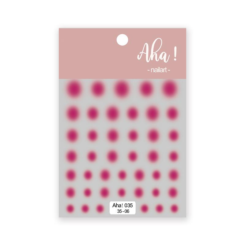 Xiaohongshu Nail Art Adhesive Sticker Smudge Gradual Change Blush Nail Decoration Solid Color Girl Nail Art Sticker