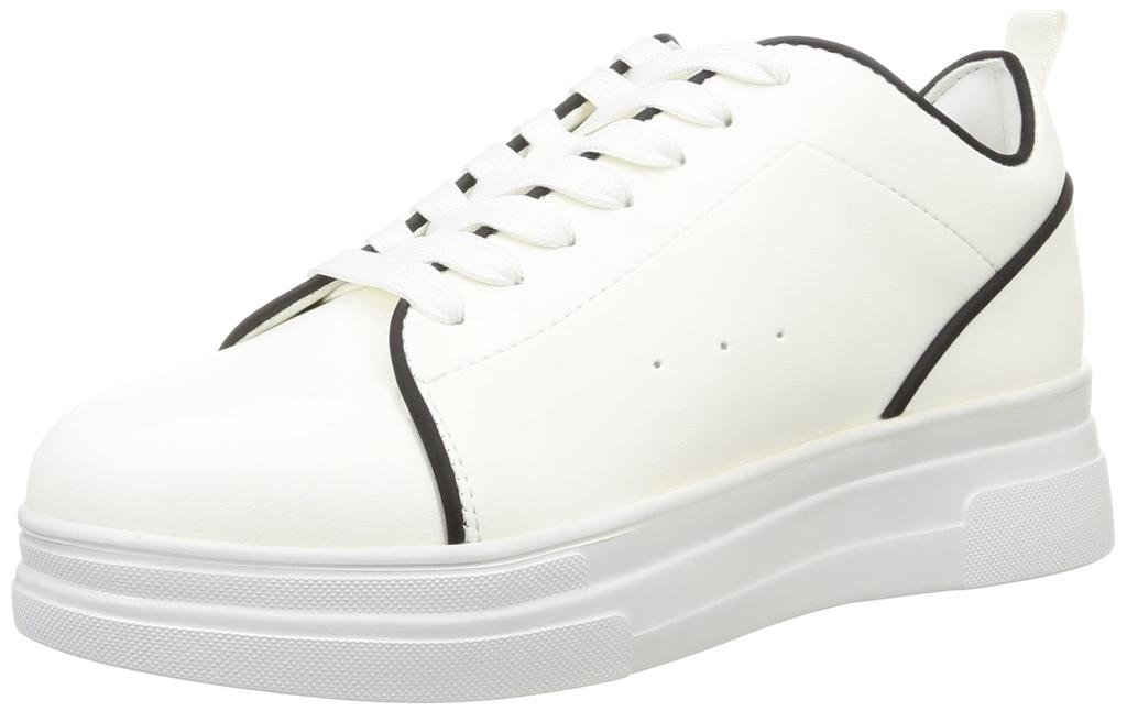 Emi Original Piping Court Size Cm Sneakers, 13WGS225501, Women's, White, 24.5