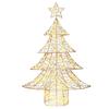 Christmas Tree with 120 Warm White LEDs 120.5 Cm PET