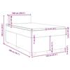 VidaXL Sommier à lattes de lit avec matelas Noir 120x200 cm Velours, lit, lit à plate-forme, lit à panneaux, meuble de 3288578