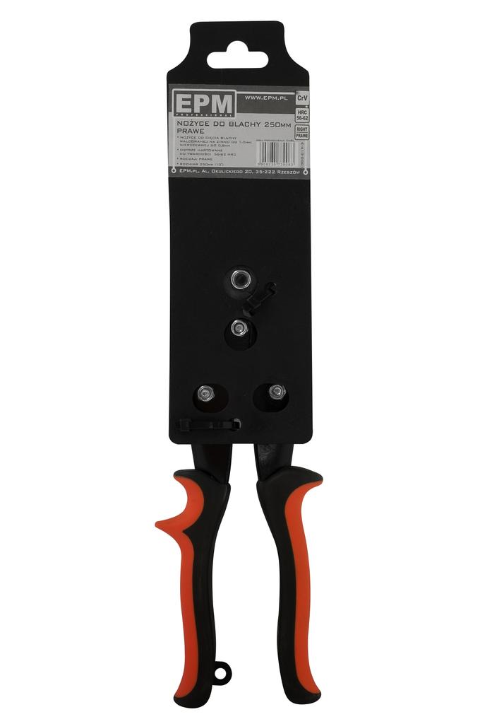 Cr-V Right Sheet Metal Shears 250 - E-410-0001