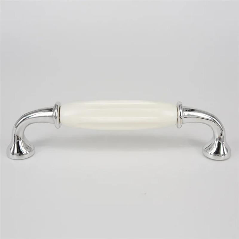 2PC Rural Style Plastic Handle Home Decoration Wardrobe Door Cabinet Handle Simple Furniture Drawer Handle