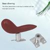 Bassoon Thumb Rest with Fixing 4 Screws and Base Removable Thickened Hand Holder