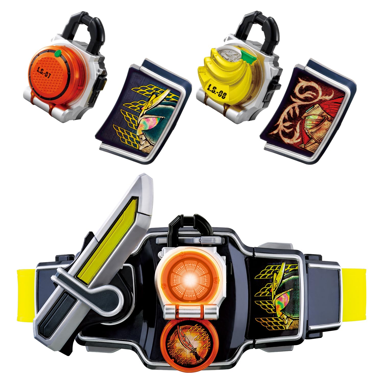 [BANDAI] SUPER BEST Transformation Belt DX Sengoku Driver Kamen Rider Gaim & Baron Set Kamen Rider Gaim