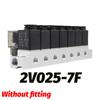 2V025-08 06 Pneumatic Solenoid Valve - 2 Way 2 Position Normally Closed NC 1/4 Port Air Control Valve 12V 24V 110V 220V AC DC
