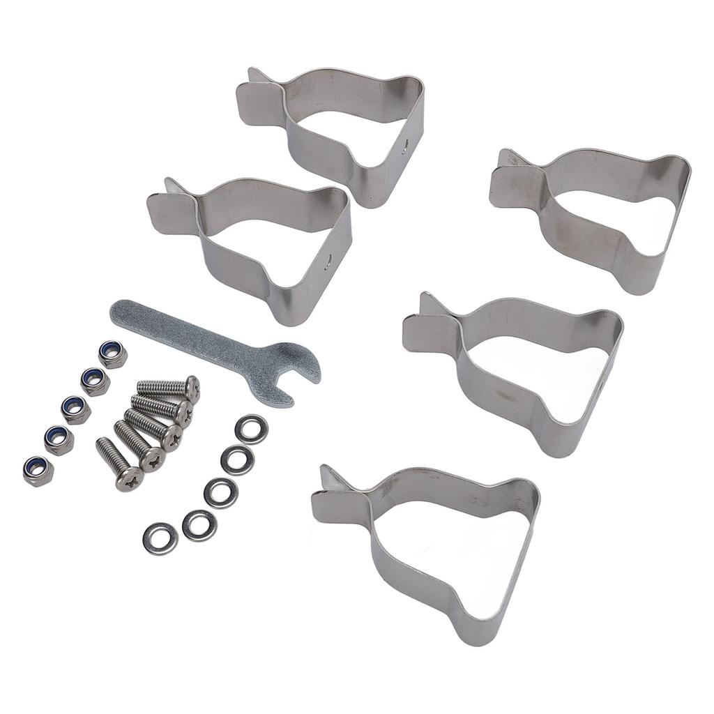 Window Well Cover Spring Clamp Heavy Duty Cold Rolled Steel Zinc Plated Window Well Cover Hardware Kit