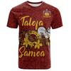 3D Printed Samoan Flag T-Shirt For Men New In Summer Short Sleeves Polynesian Tshirts Clothes Men's Oversized Tee Shirts