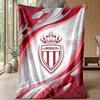 Monaco FC Soft Flannel Fleece Blanket Lightweight Cozy Warm Throw Blanket For Sofa Bed Home Decor