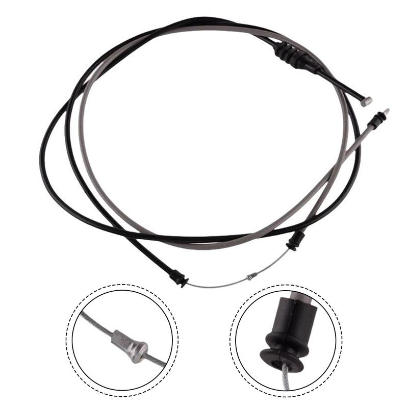 As Shown Hood Release Cable Front Engine Hood Release Cable Front Engine Cable Easy tallation OE Compatible