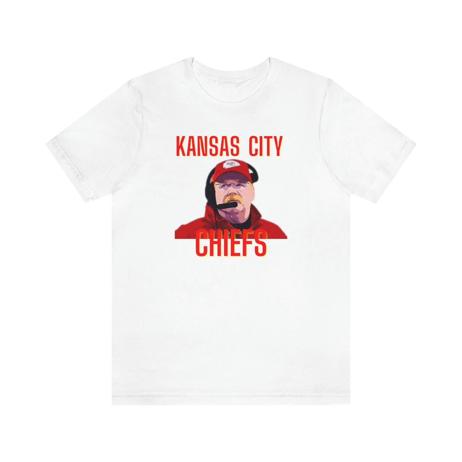Kansas City Chief s Football, Andy Reid, Super Bowl, NFL Football, Jersey Short Sleeve Tee 3XL