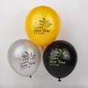 30Pcs Gold Black Happy New Year 2026 Latex Balloons For New Year Eve Party Decoration Favors 12Inch Christmas Balloon Supplies